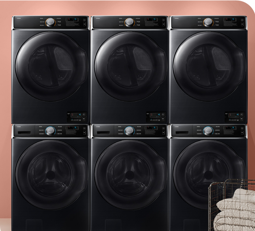 Samsung Professional Washer and Dryer Stackable Design
